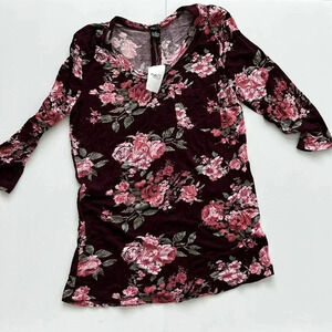 Rue 21 Floral Top Sz XS